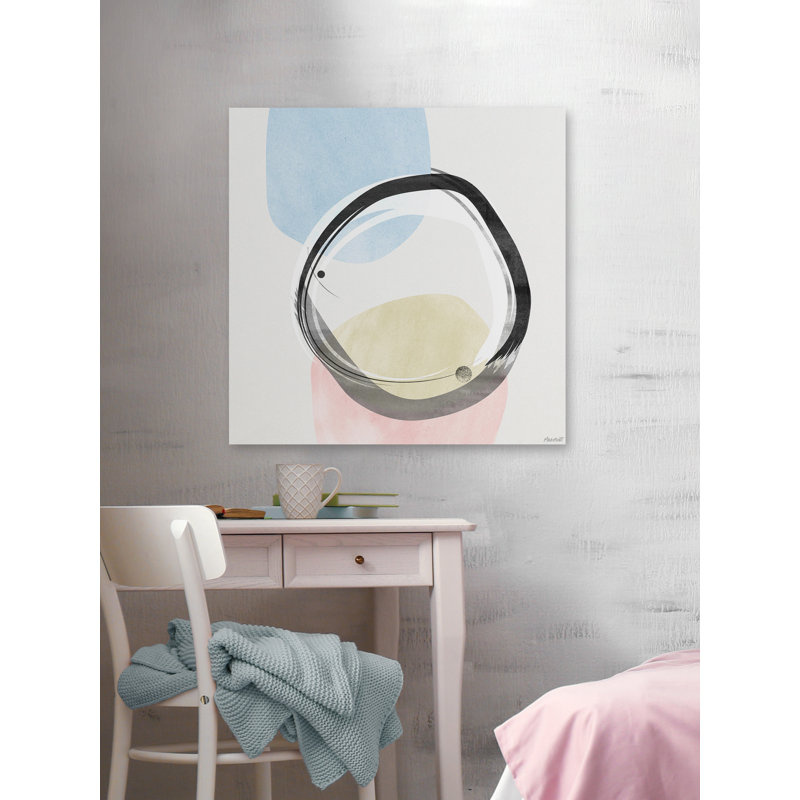 Magnified Lemonade - Wrapped Canvas Painting, 45 cm H x 45 cm W