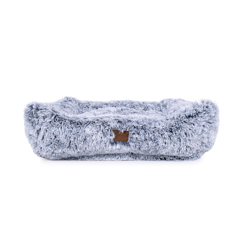 Lit pour animaux Teddy Bear Kuddler, Gris, Grand (l 36 po x P 28 po x H 10 po)