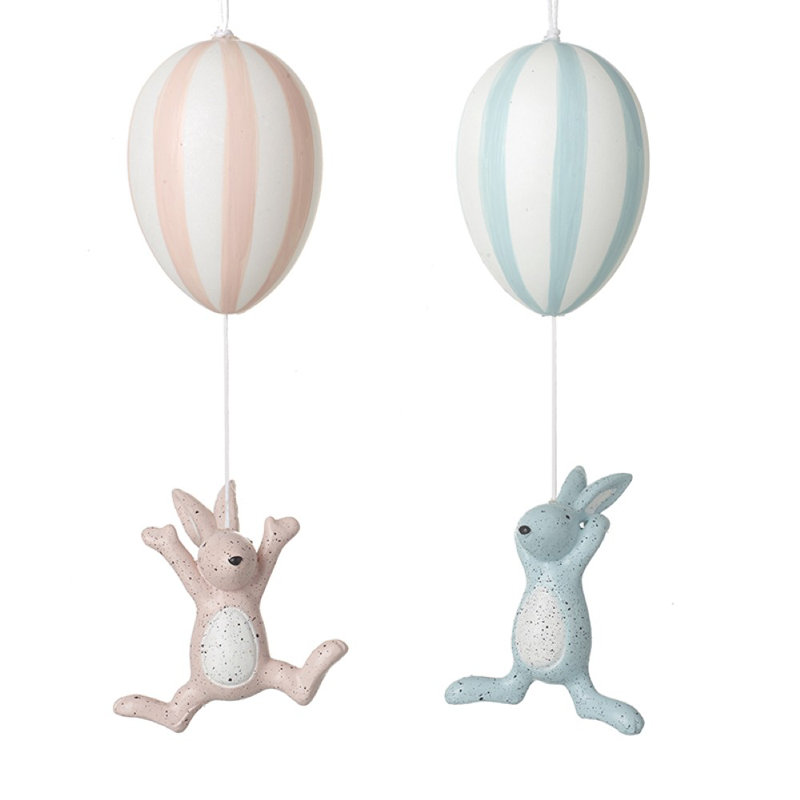 Hanging Rabbit & Egg Mix