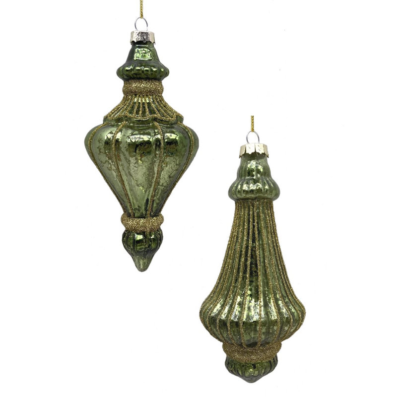 6'' Glass Finial Ornament