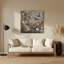 Art mural oiseaux, chardonneret gris-140978037