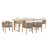 6 - Person Rectangular Outdoor Dining Set