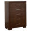 Ensemble de chambre à coucher 6 pièces avec très grand lit Syler Eastern Cappuccino-99302552-99302548