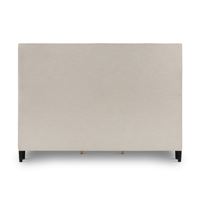 Madison Upholstered Wingback Bed, King