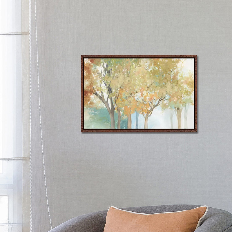 Yearning For I by Allison Pearce - Painting on Canvas, Classic Brown Wood Framed Canvas, 66.04 cm H x 45.72 cm W