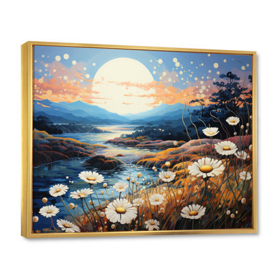 Mums Field Pointillism Dot I - Imprimé
