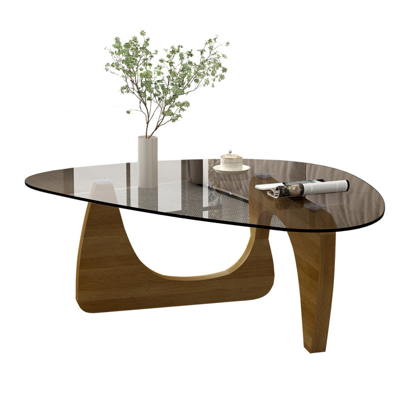 Table basse Modern, 32,3 po x 23 po x 16 po, Noyer