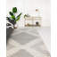 Tapis gris / ivoire en polypropylène tissé à la machine Laidy-562783946