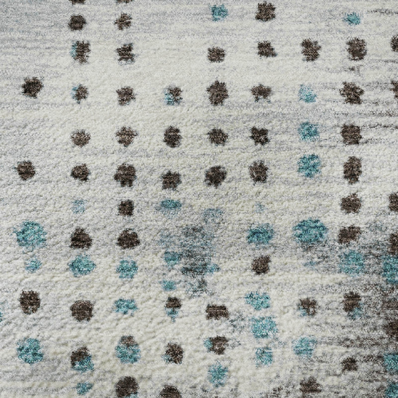 Premium Machine Washable Mouton Geometric Rug, Runner 2'3" x 7'6"