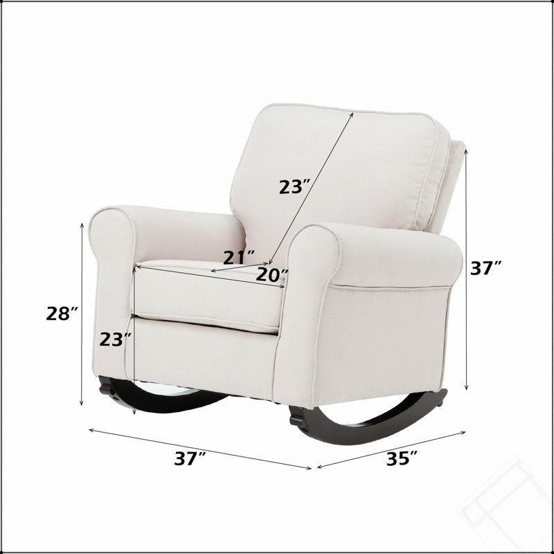 Chaise berçante Elvin