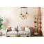 Woods 4 - Light Black Cluster Pendant
