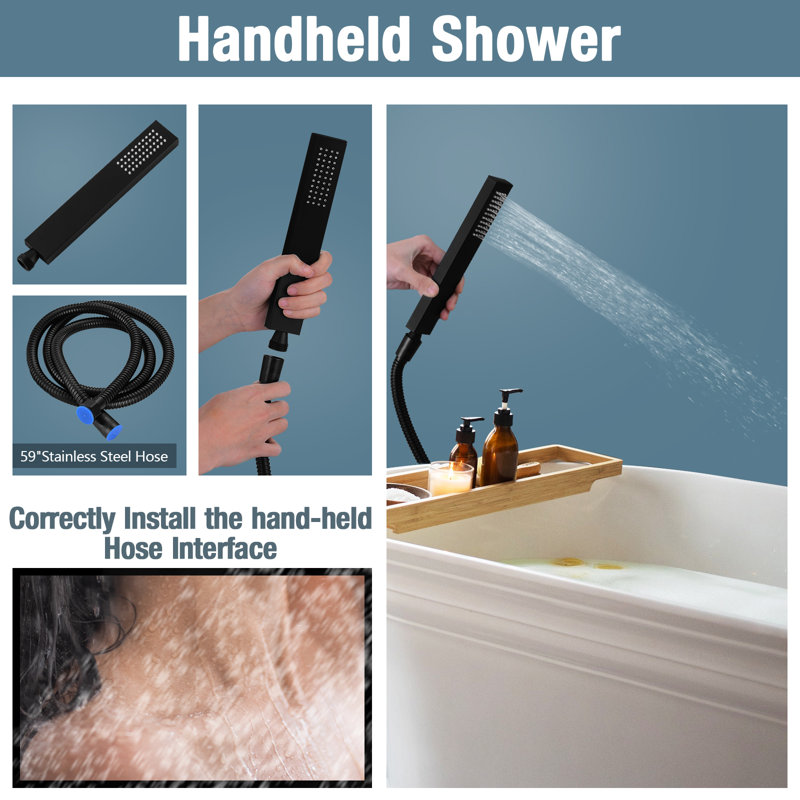 1 Handle Bathroom Waterfall Faucet