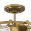Loretta 3 - Light Gold Ombre Geometric Pendant