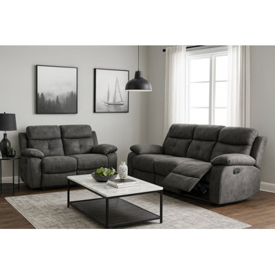 Armontae 3+2 Manual Recliner Sofa Set