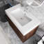 30 po Meuble-lavabo simple mural avec plateau-1372405758