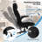 Heavy Duty PU Leather Ergonomic Executive Office Chair With Adjustable Lumbar-1829797260