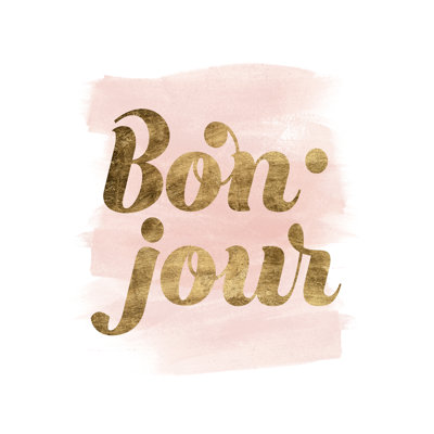 'La Vie in Pink II' by Grace Popp - Typography Print