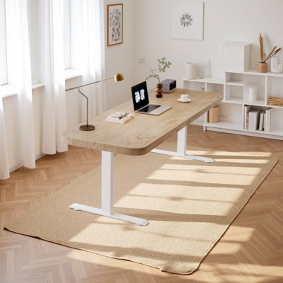Changbai wax wood solid wood desk