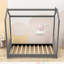 Lit plateforme à baldaquin capitonné Bussell-271653661-271653660