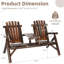 Banc d'extérieur Diamani Fir