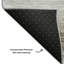 Tapis taupe Cerrito lavable à la machine de qualité supérieure-109611920