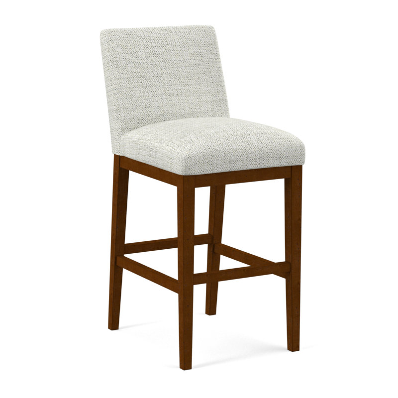 Upholstered Stool, 61703-88, White