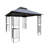 10X10 Outdoor Patio Gazebo Canopy Tent With Ventilated Double Roof And Mosquito Net(Detachable Mesh Screen On All Sides),Suitable For Lawn, Garden, Backyard And Deck,Gray Top-123826975