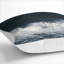 Boat In The Arctic In Abstract Square Throw Cushion-56280247-56280244