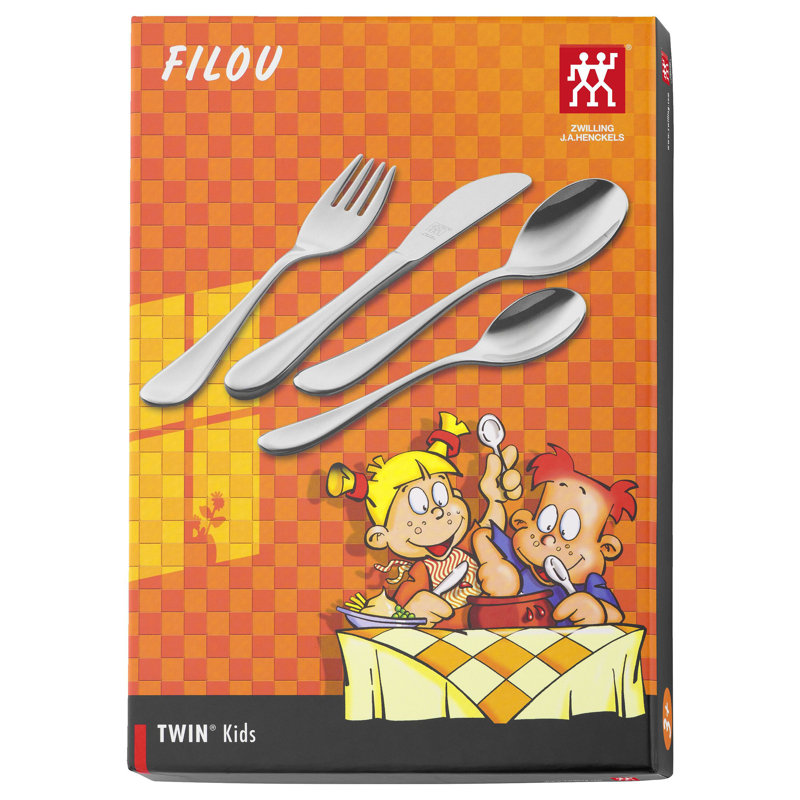 ZWILLING 18/10 Stainless Steel Children's Filou 4-Pc Flatware Set