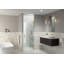 Albedo 29.5 in. x 78 in. Fully Frameless Hinge Shower Door-1239002673