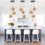 Modern 3-light Pendant With Glass Shade