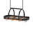 Ceiling Mounted Pot Rack With Hooks, Hanging Cookware Organizer For Pots And Pans, Metal Kitchen Storage Rack With Mesh Shelf
