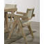 Chaises de salle à manger rembourrées avec accoudoirs (ensemble de 2)-407583442