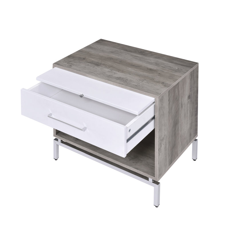 Table d'appoint avec 1 tiroir Truby