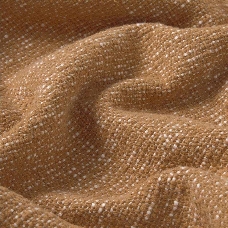 Hand Loomed Throw Blanket, Ochre