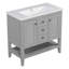 Meuble-lavabo 36 po avec deux armoires-381109053