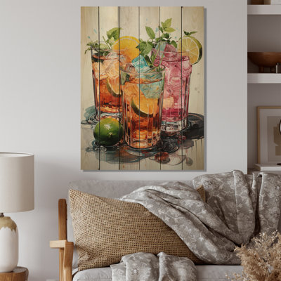 " Food Cocktails A Glamorous I "
