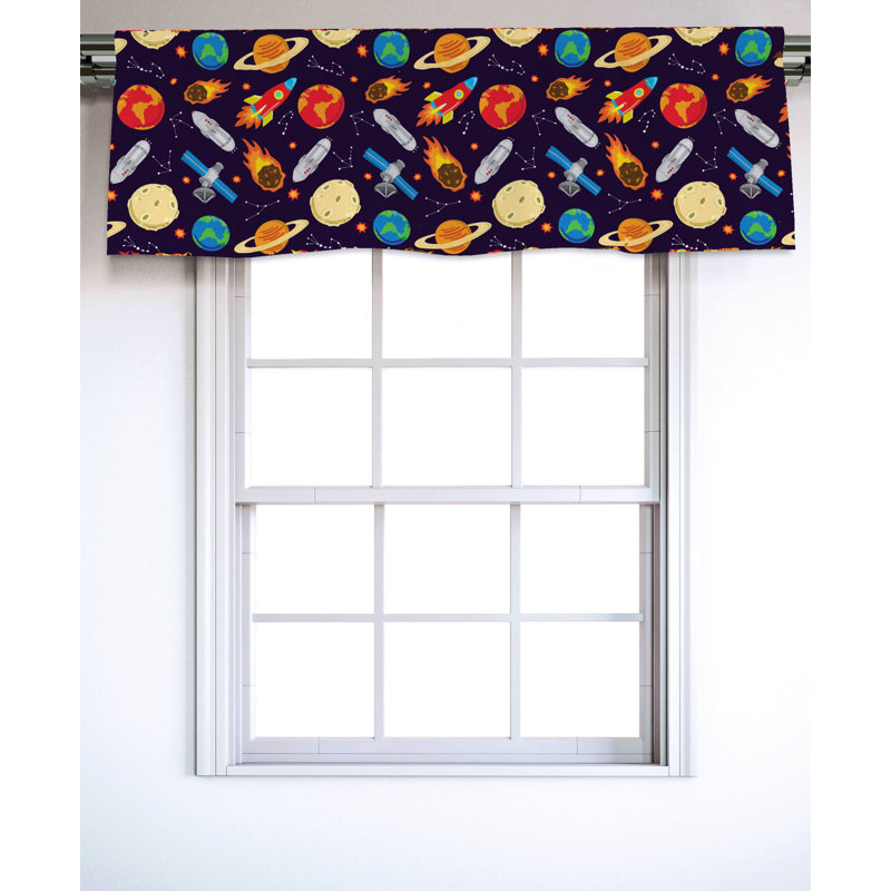 Sateen Ruffled Window Valance