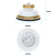 Kitchen Sink Drain Assembly with Twist Lock Basket Strainer