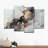 " Black and Gold Splash " 4 Piece Art Set-92829462
