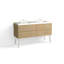 Avila 60" W Freestanding Double Bathroom Vanity with Dawson Leg-31049740-66413745-66413753