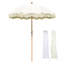 Parasol de terrasse en bois massif Myretta Festive Flair
