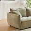 Confortable 3 + 1 avec coussins rembourrés de mousse Classy, tissu en lin, fondation en bois solide dans le salon-3285561
