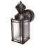 Lanterne murale d'extérieur en verre martelé avec crépuscule à l'aube de 11,1 po Nordmeyer-831237030-805594152