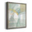 Mint Reflection I, toile encadrée de qualité supérieure - prête à être accrochée-1825056307-1825056304