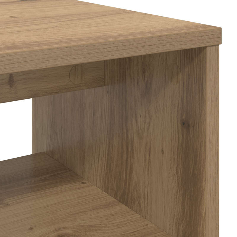 Unfinished TV Stand, 40cm H x 100cm L x 35cm W, Artisan Oak