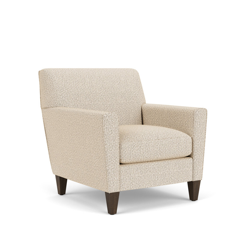 Upholstered Armchair, Light Beige Polypropylene/Olefin