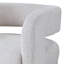 Chaise d'appoint avec pivot, idéale pour le salon ou la chambre à coucher