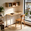 Bureau d'ordinateur pliable pour bureau à domicile, petit bureau pliant pour chambre à coucher, dortoir, appartement