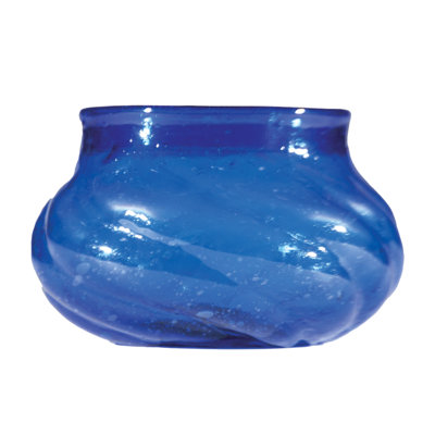 Hand-Blown Twisted Glass Tealight/Votive Holder